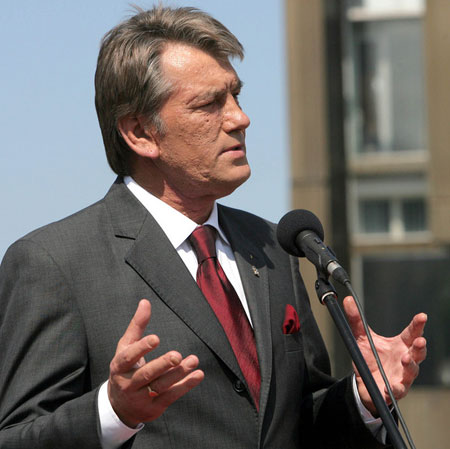 Ющенко називав Донецьк ”своєрідним східним форпостом об`єднаної Європи”, але ”аборигенів”, схоже, не переконав...